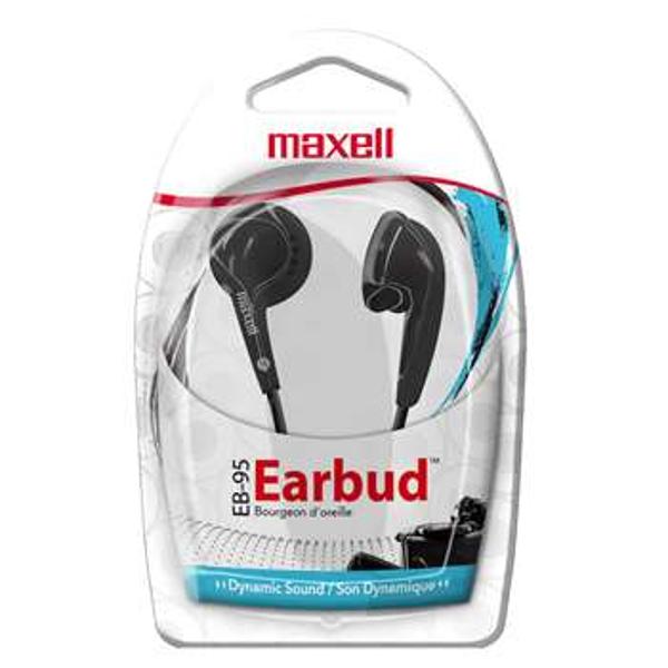 Maxell Black Earbuds; $3.99