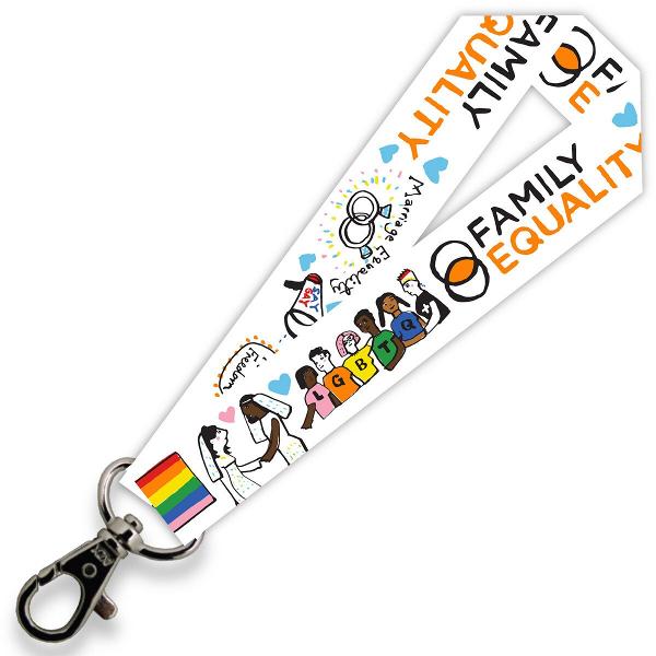 Family Equality Key Strap; $8.98
