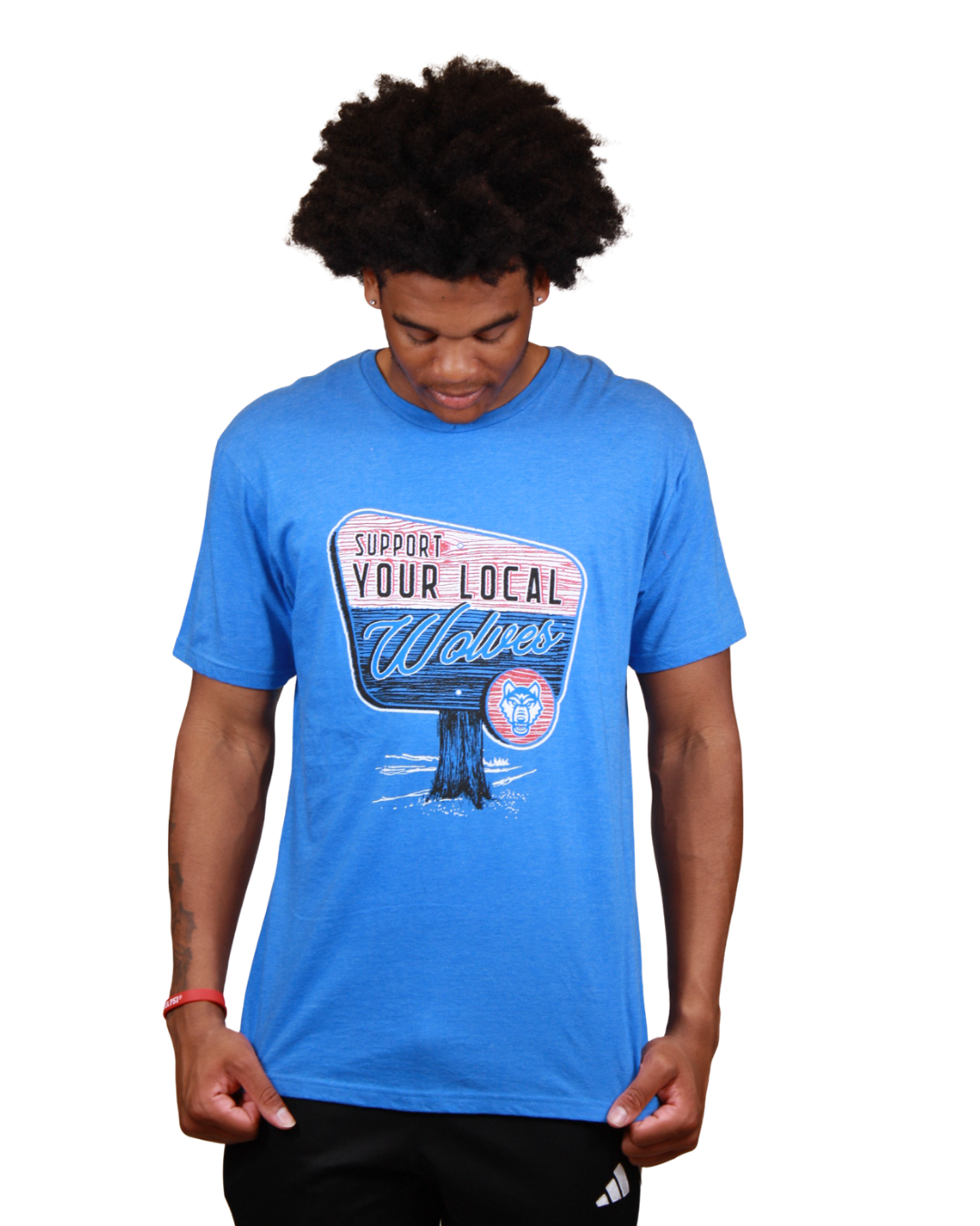 Product image 2 of 8 for SUPPORT YOUR LOCAL WOLVES WOLF LOGO T-SHIRT