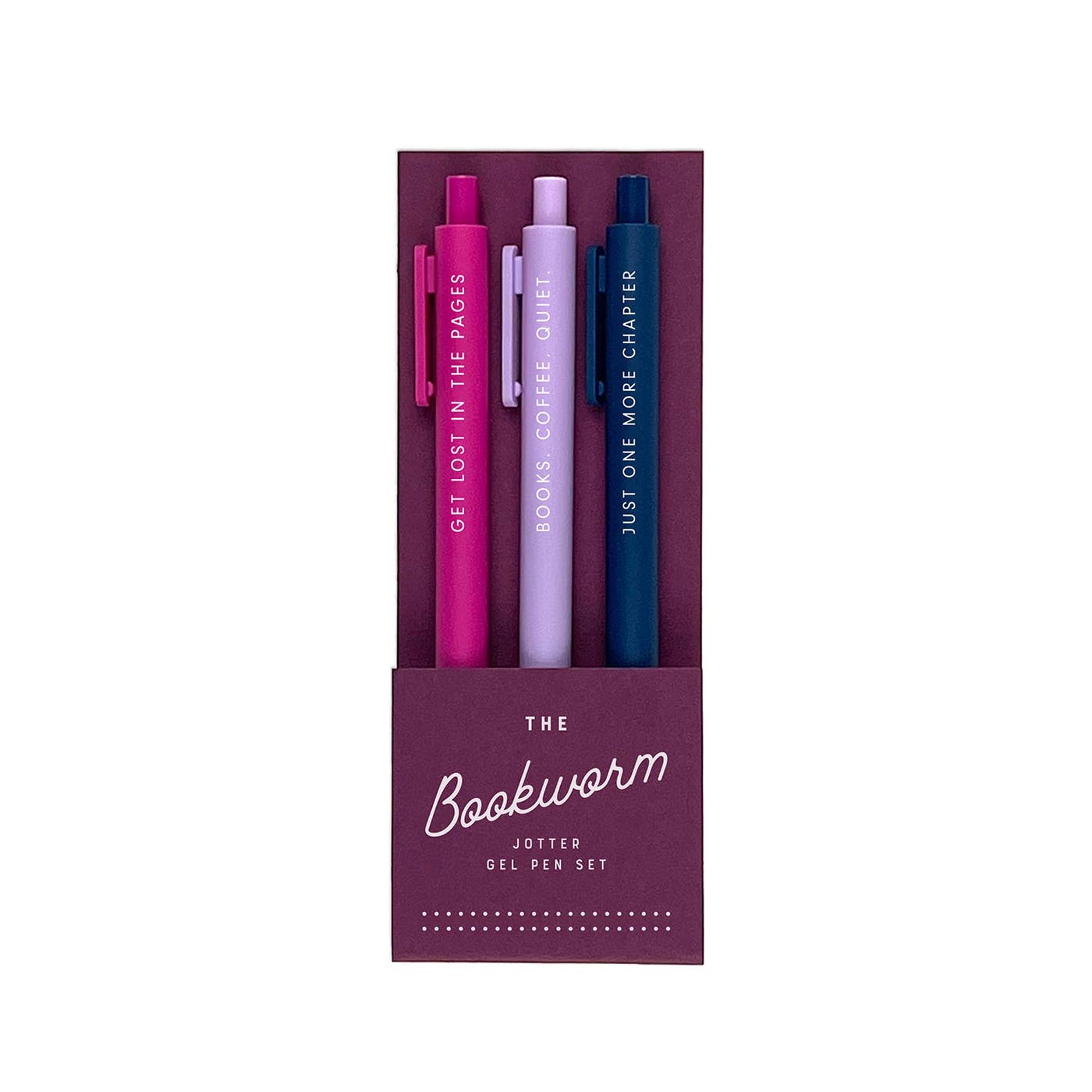 Product image 1 of 1 for The Bookworm Jotter Gel Pen: Set of 3