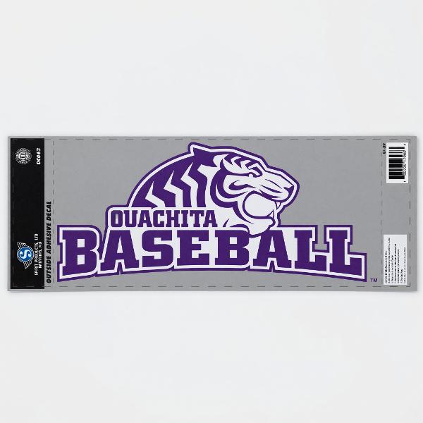 Ouachita Baseball Adhesive Decal; $9.99