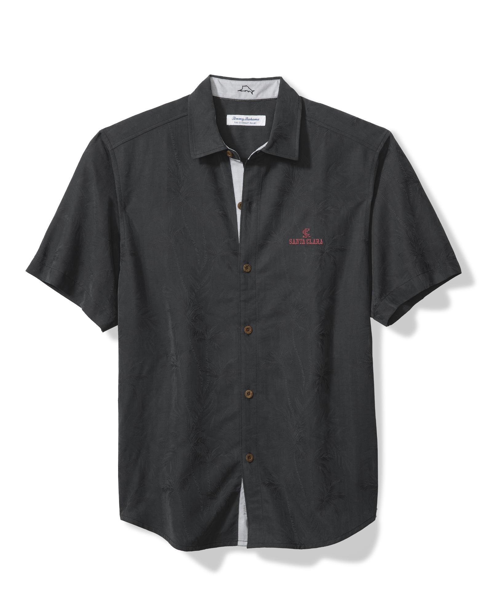 image of: Santa Clara Broncos Tommy Bahama Sport Coconut Point Palm Vista Button Up