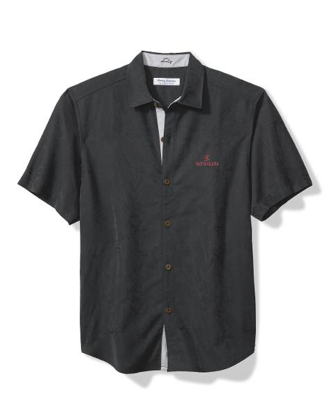 Santa Clara Broncos Tommy Bahama Sport Coconut Point Palm Vista Button Up; $148.00