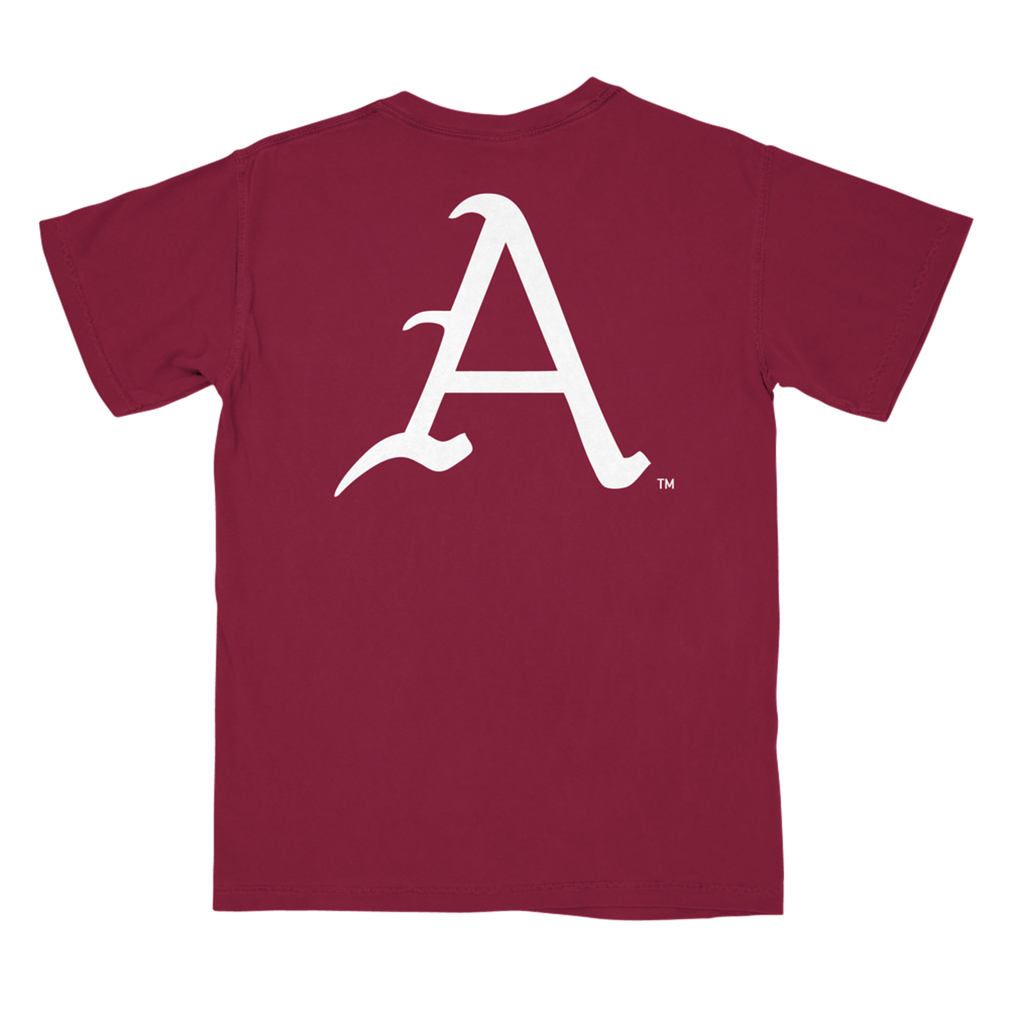 image of: Arkansas Razorbacks Baseball Large A Logo Pocket Tee - Cardinal