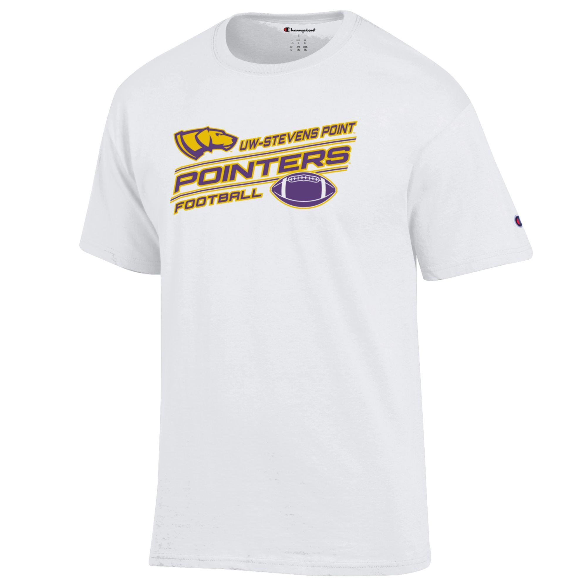 Product image 1 of 1 for UWSP Football Champion Basic Tee, White