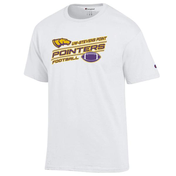 UWSP Football Champion Basic Tee, White; $24.98