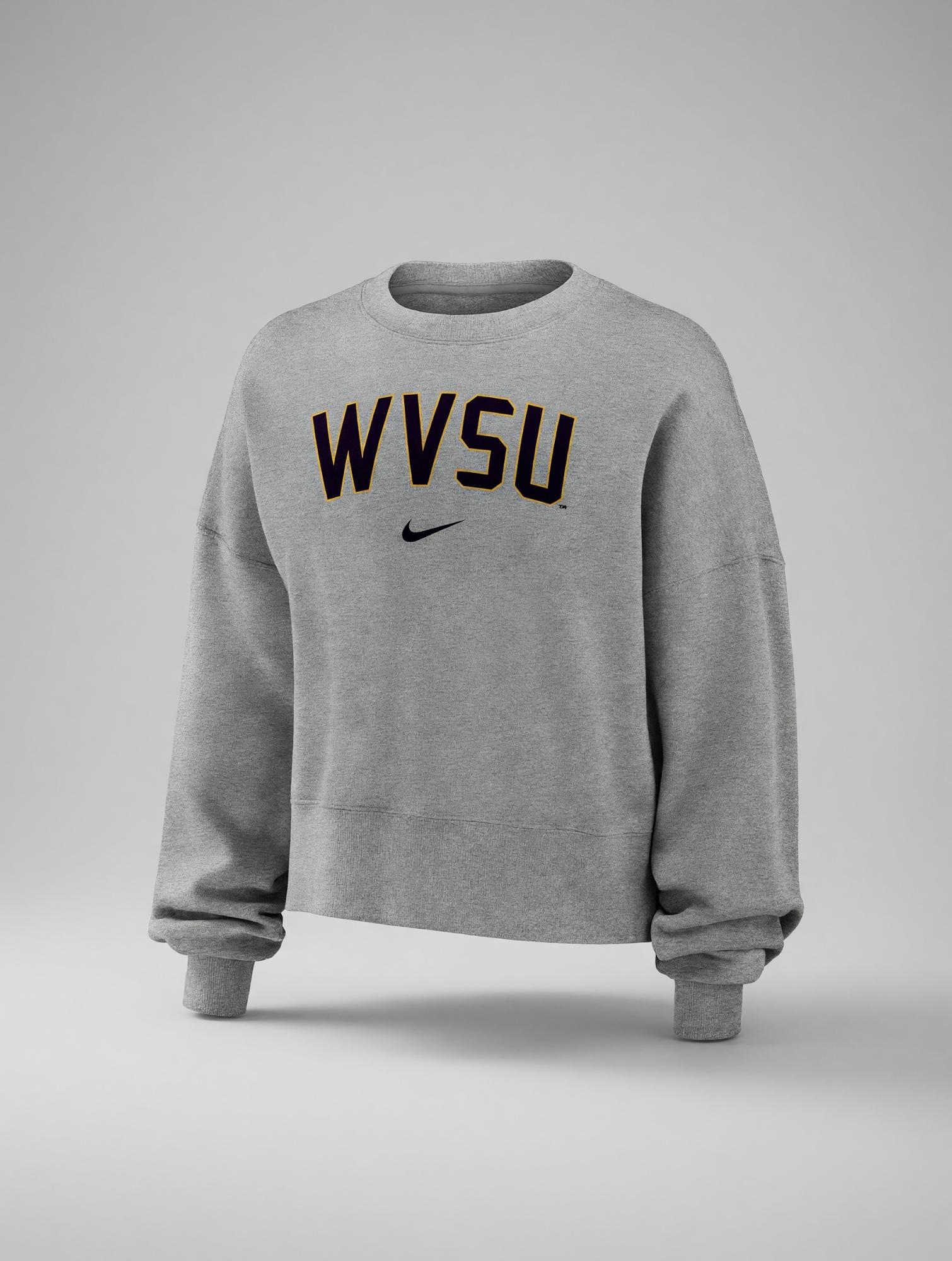 Product image 1 of 1 for Sweatshirt - Women's Gray "WVSU" Cropped