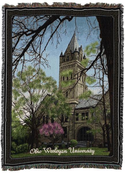 OWU Afghan University Hall Tapestry; $97.99