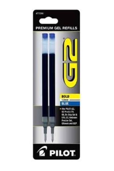 GEL INK REFILLS for G2 and Dr Grip; $2.69