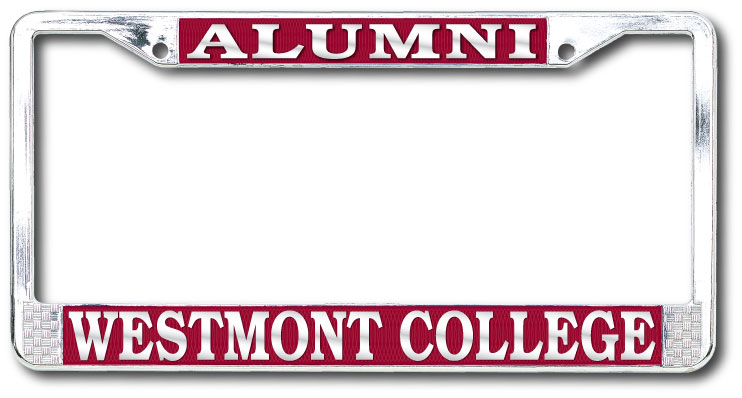 image of: Alumni license plate