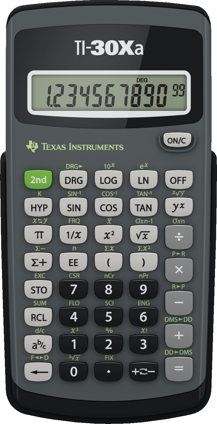 image of: Texas Instrument TI-30Xa Scientific Calculator