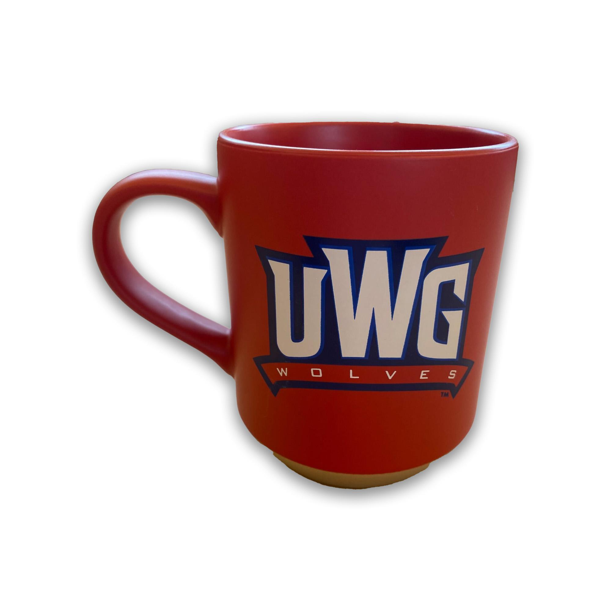 image of: ATHLETICS AND WOLF LOGO SANDSTONE MUG