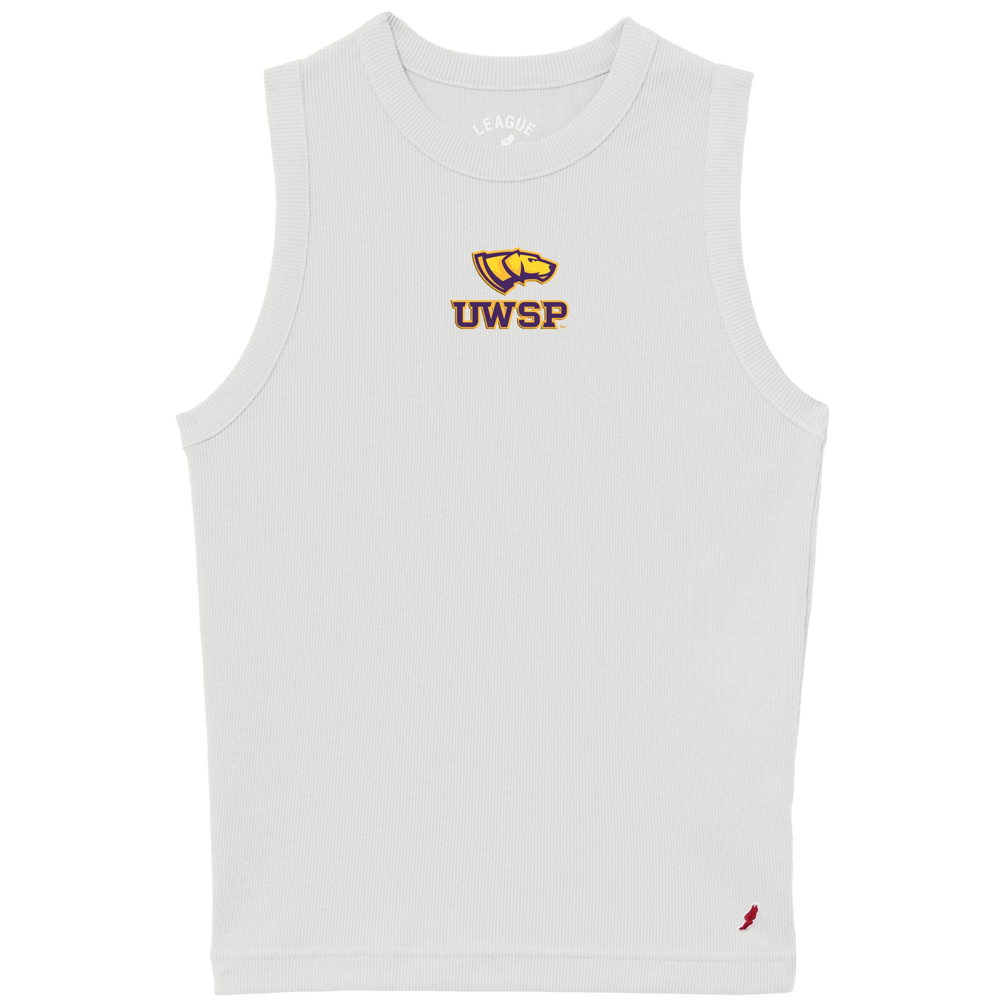 Product image 1 of 1 for UWSP Women's Ribbed Tank, White