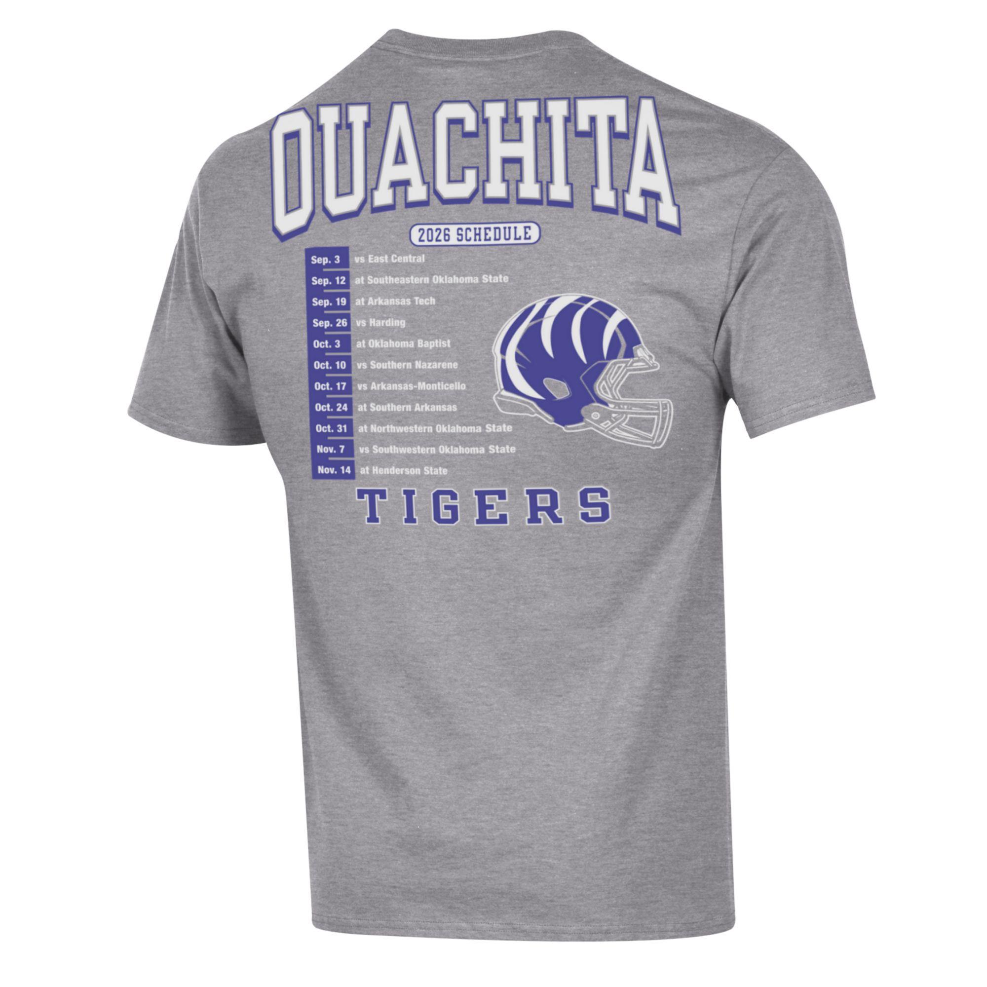 Product image 1 of 4 for Ouachita Football 2026 Schedule Champion Basic Tee