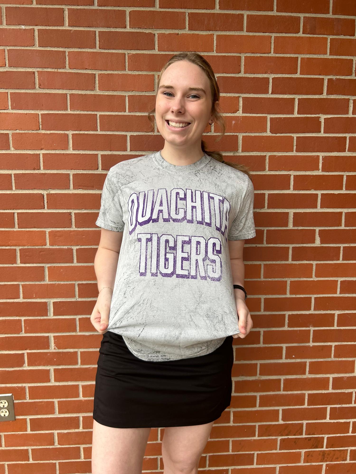 image of: Ouachita Tigers Colorblast Heavyweight T-Shirt