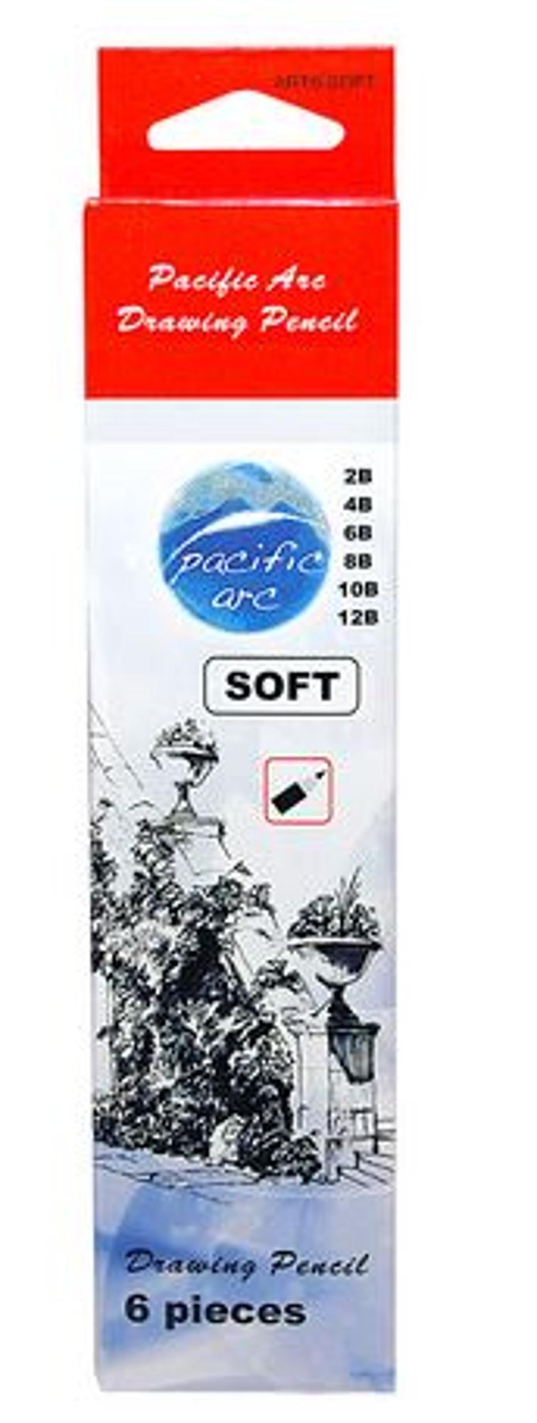 image of: Drawing Pencil Set 6pc Soft