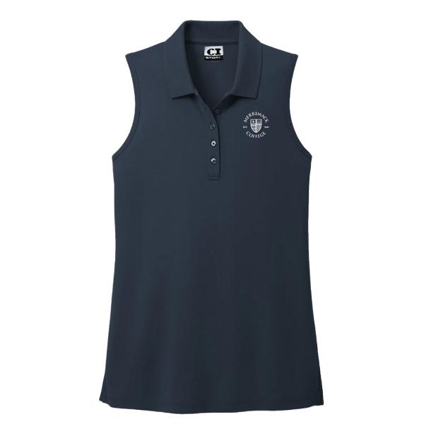 Women's Navy Sleeveless Polo; $49.99