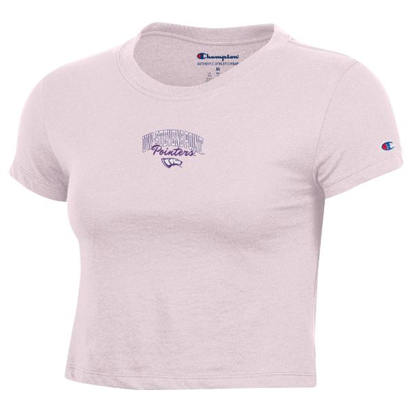 UWSP Women's Champion Core Baby Tee, Lilac; $34.98