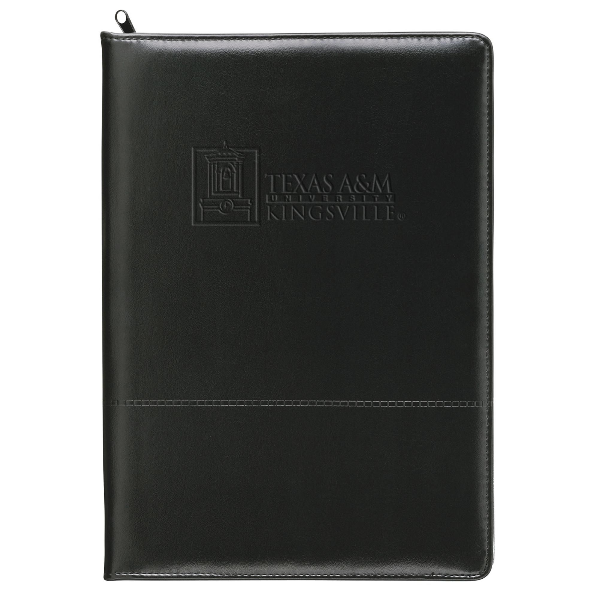 Product image 1 of 1 for TAMUK Tower Script Zippered Padfolio