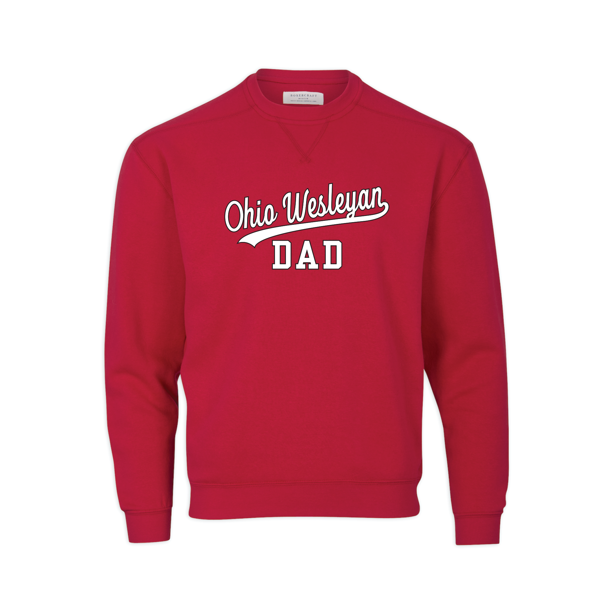 Product image 1 of 1 for OWU Dad Crew Sweatshirt Red