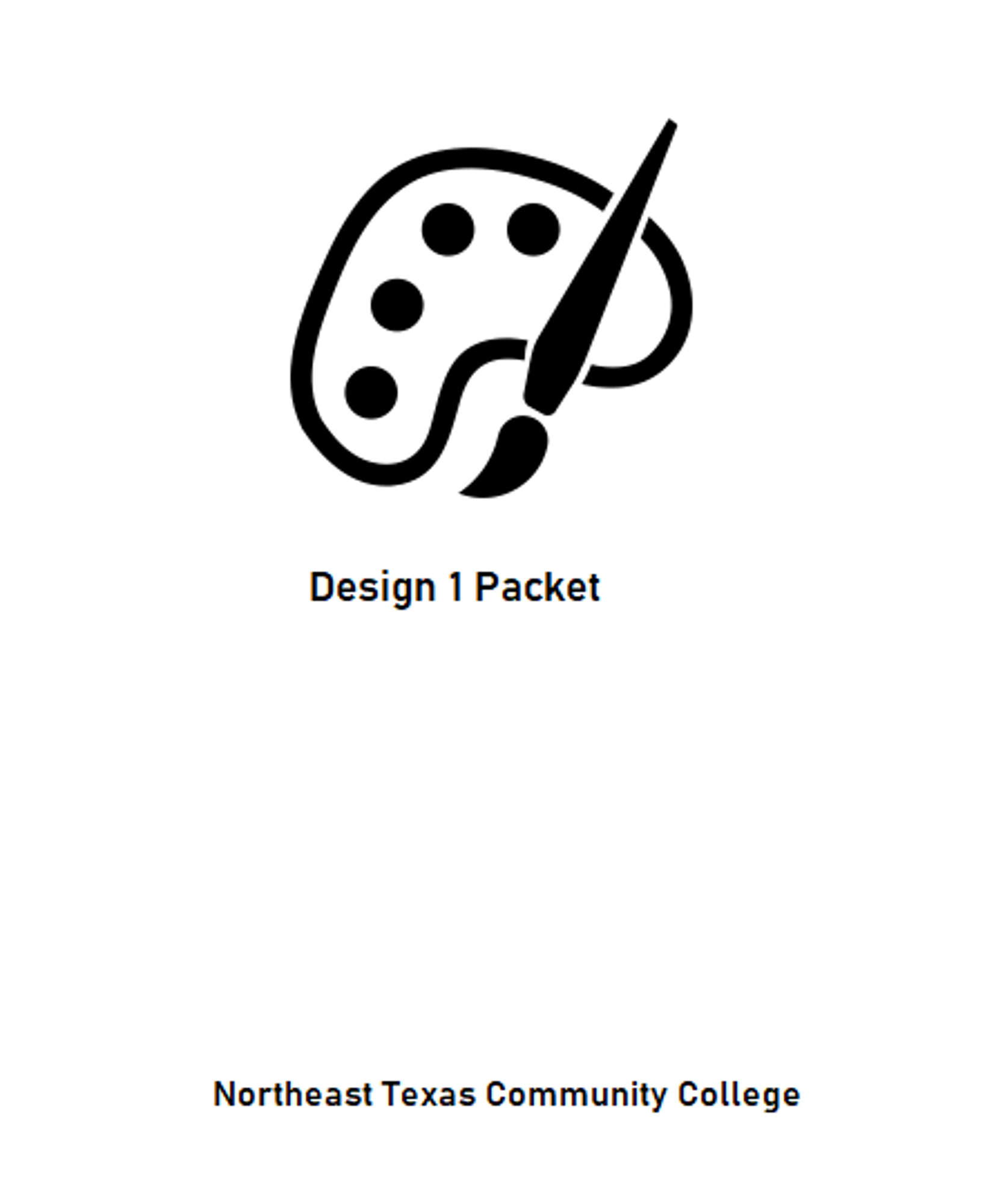 Cover image for ARTS 1311: Design 1 Packet (Updated FA23)