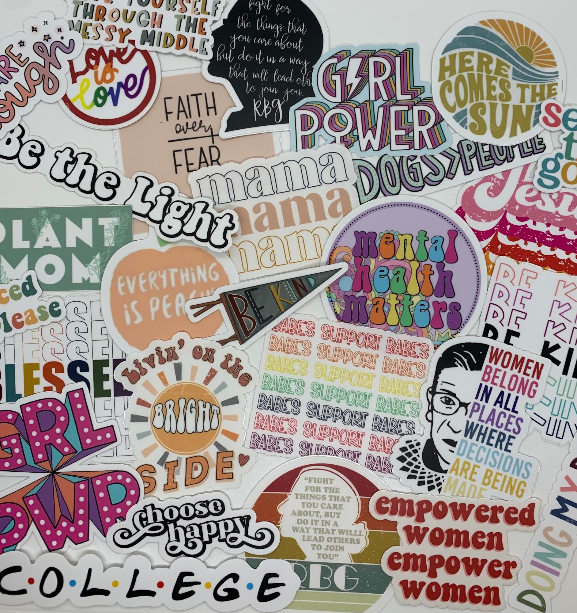 image of: Word and Phrase Stickers