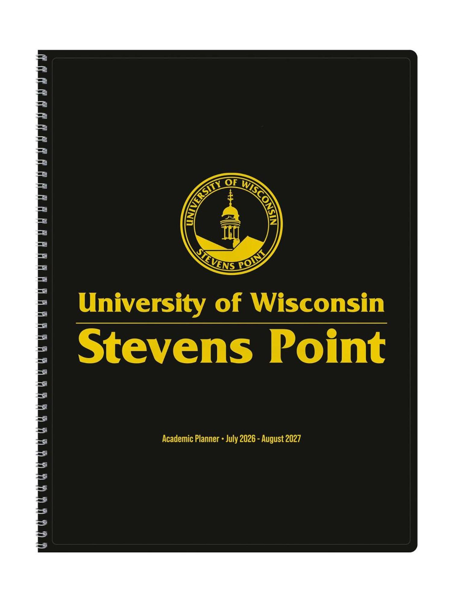 Product image 1 of 1 for UWSP Academic Monthly Planner, Black