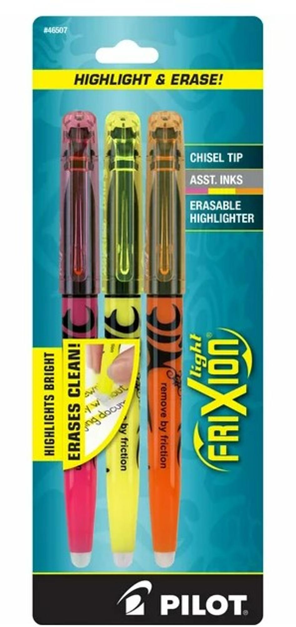 image of: FriXion Light Erasable Highlighters 3pk