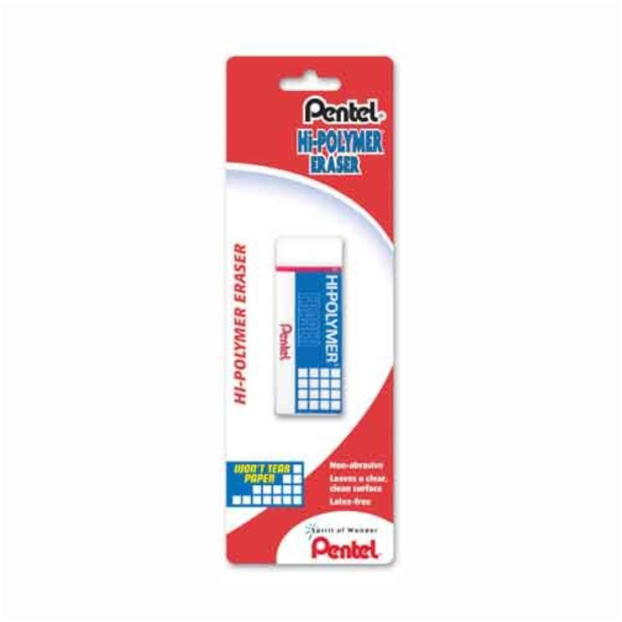 image of: ERASER HI POLYMER LARGE WHITE