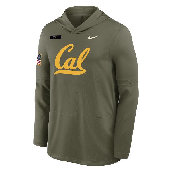 Nike Military Dri-FIT Lightweight Hoodie Cal Logo; $85.00