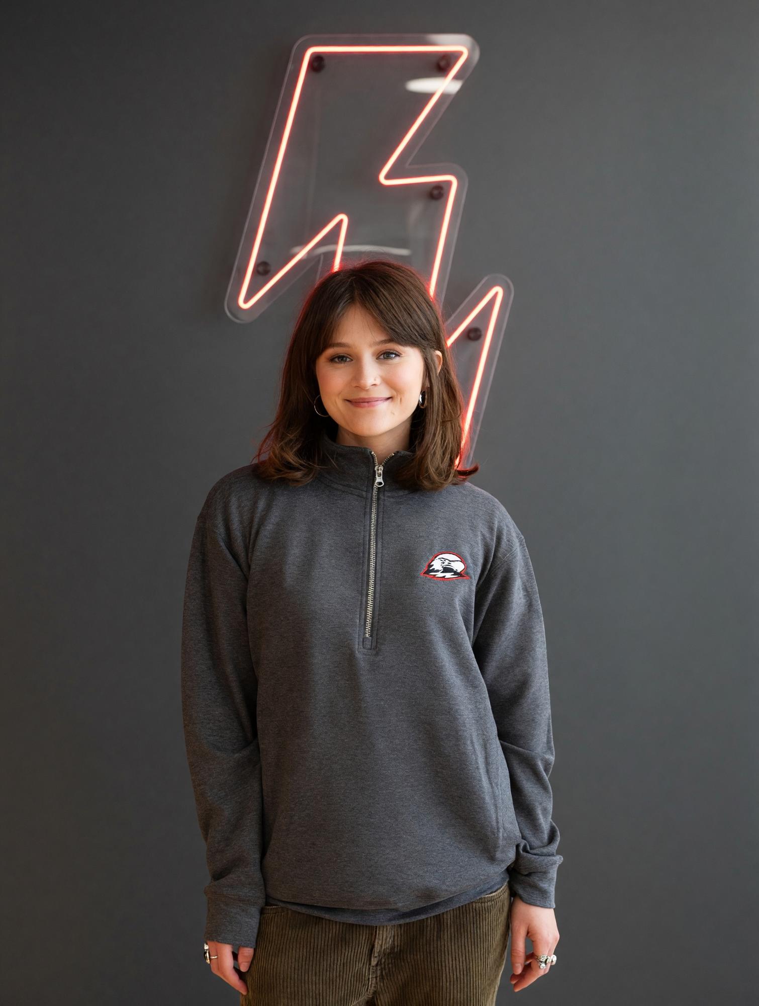 Product image 1 of 3 for J. America  SUU Electric Onyx 1/4 Zip