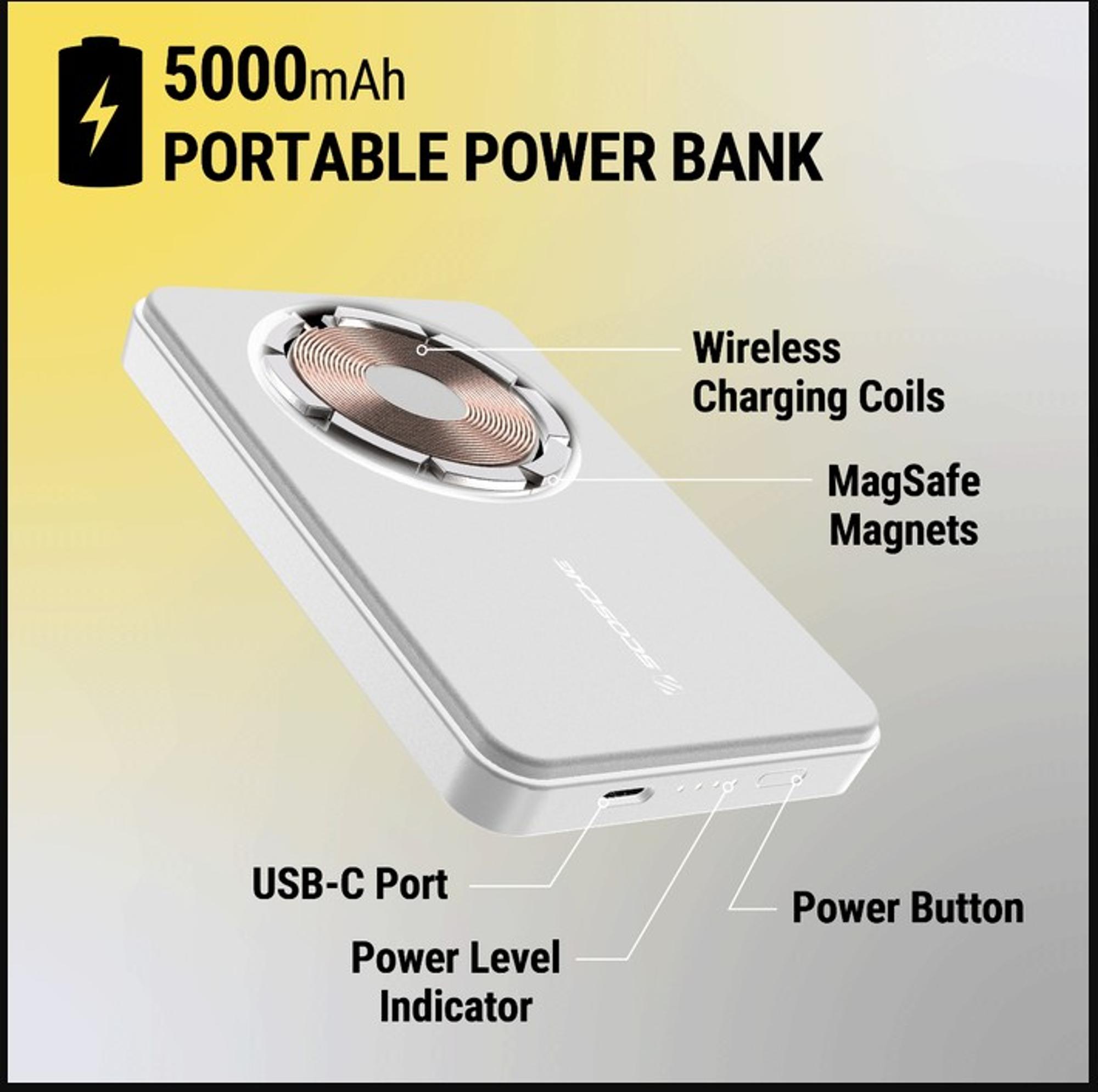 Product image 2 of 2 for ACQ SCOSCHE MAGNECTIC WIRELESS CHARGING POWER BANK