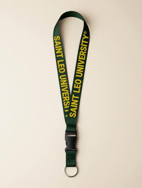 LEO 3/4" WOVEN LANYARD; $9.99