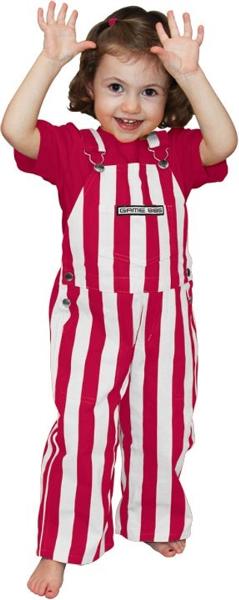 Arkansas Razorbacks Toddler Striped Game Bibs Overalls; $45.00