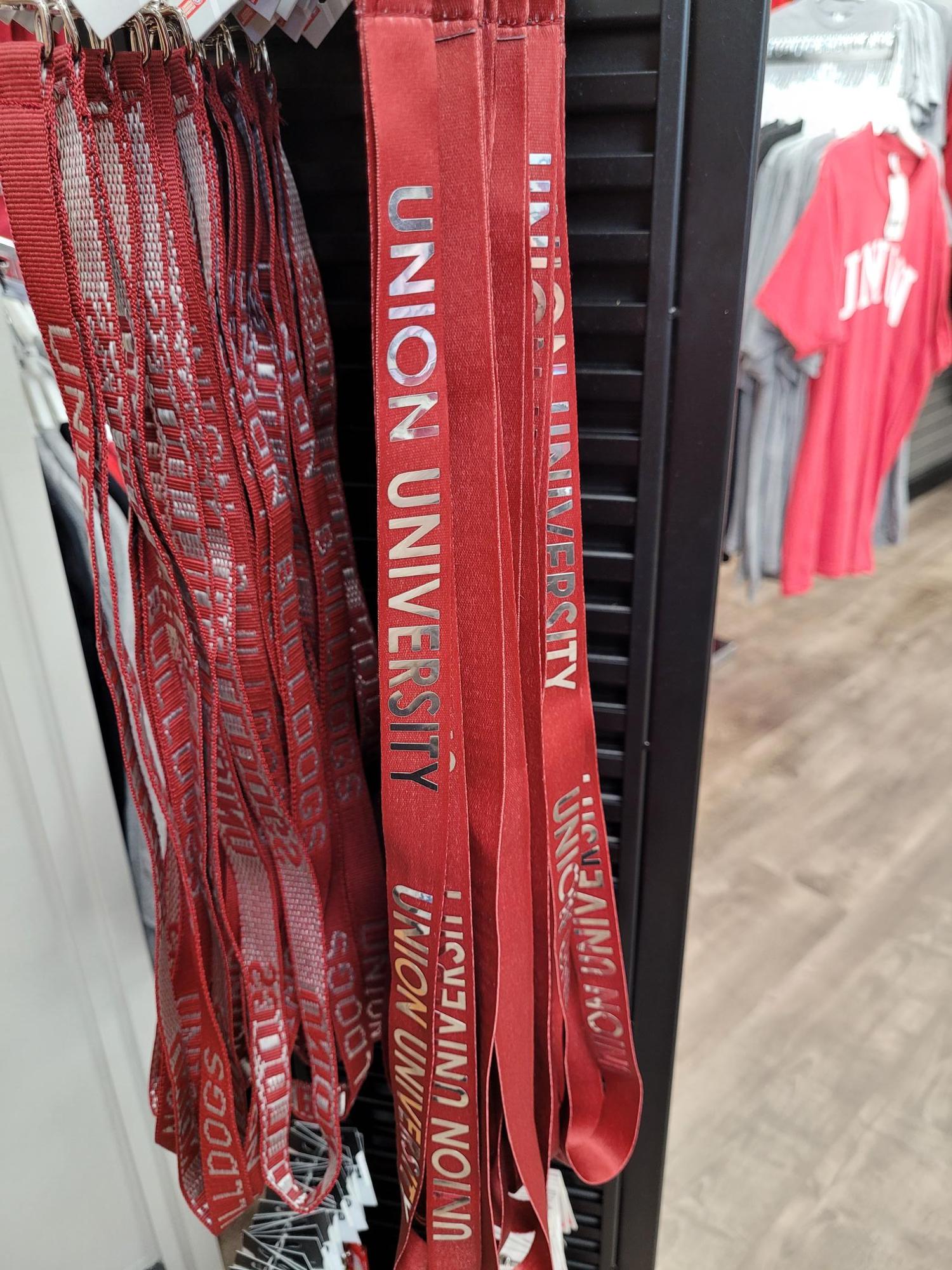 image of: Union University 3/4" Laser Foil Lanyard