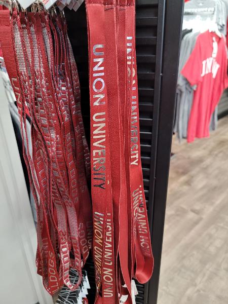 * FINAL SALE * Union University 3/4" Laser Foil Lanyard; $9.99