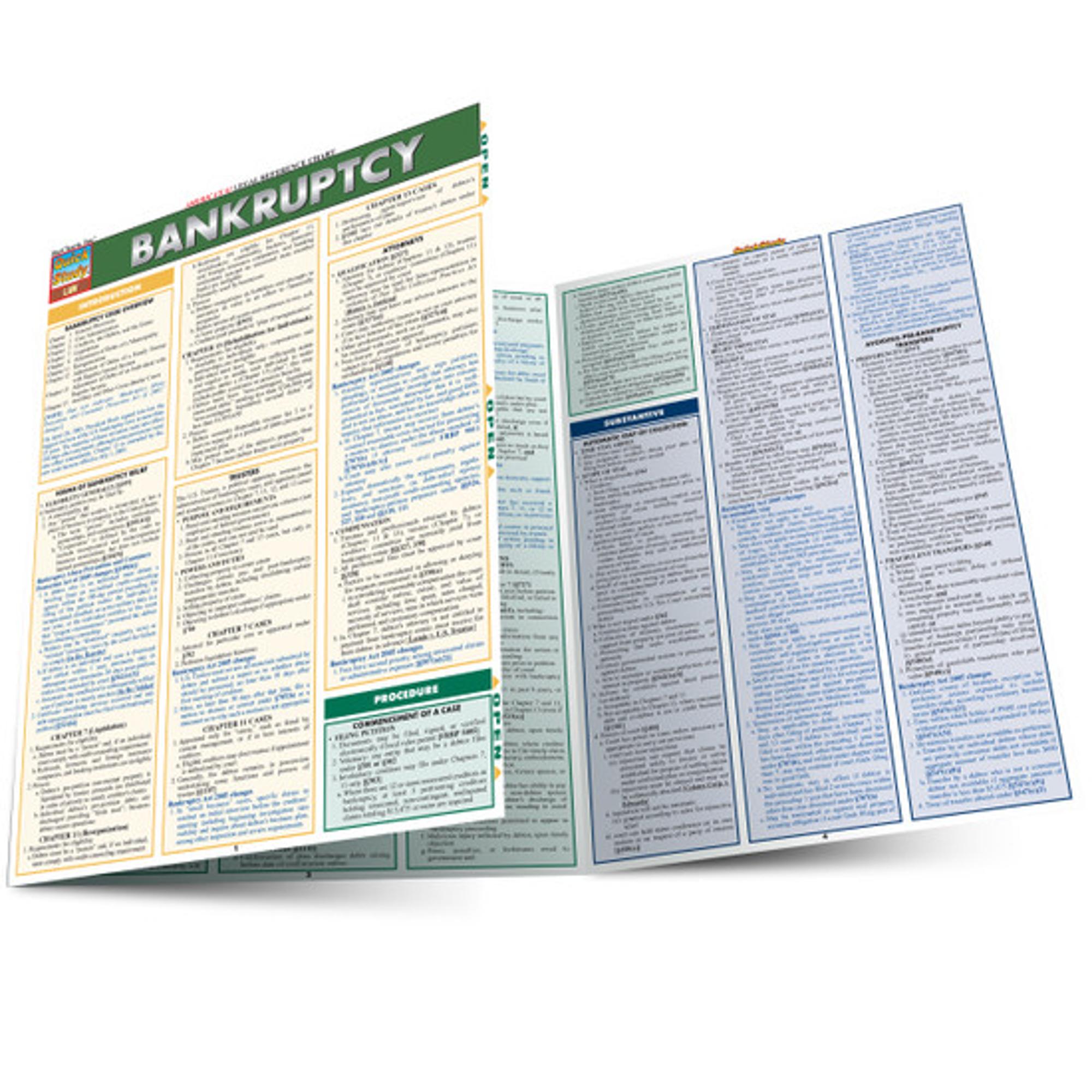 Cover image for BANKRUPTCY LAMINATED STUDY GUIDE