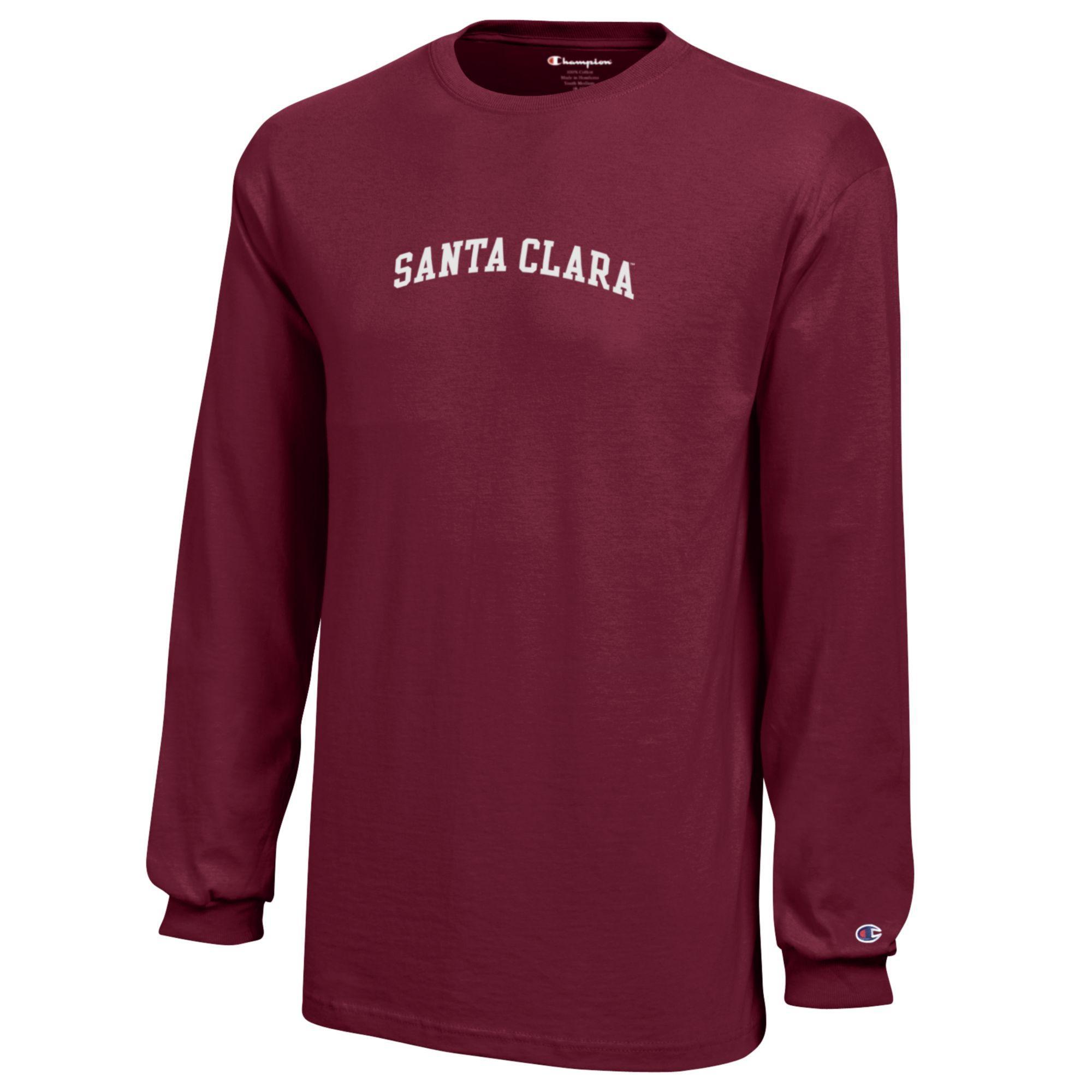 Product image 1 of 1 for Santa Clara Broncos Champion Youth Long Sleeve Tee, Garnet