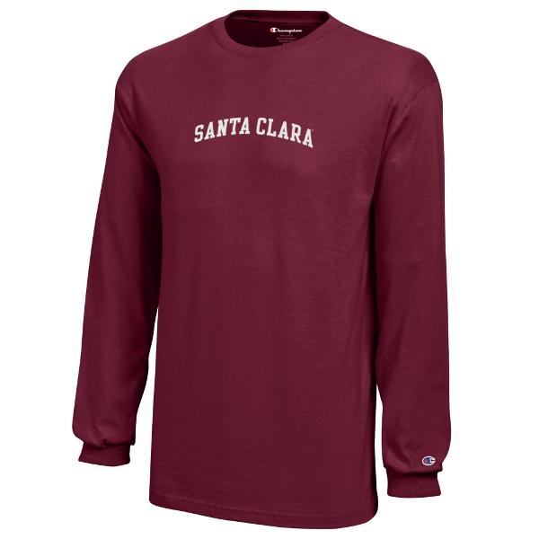 Santa Clara Broncos Champion Youth Long Sleeve Tee, Garnet; $29.98
