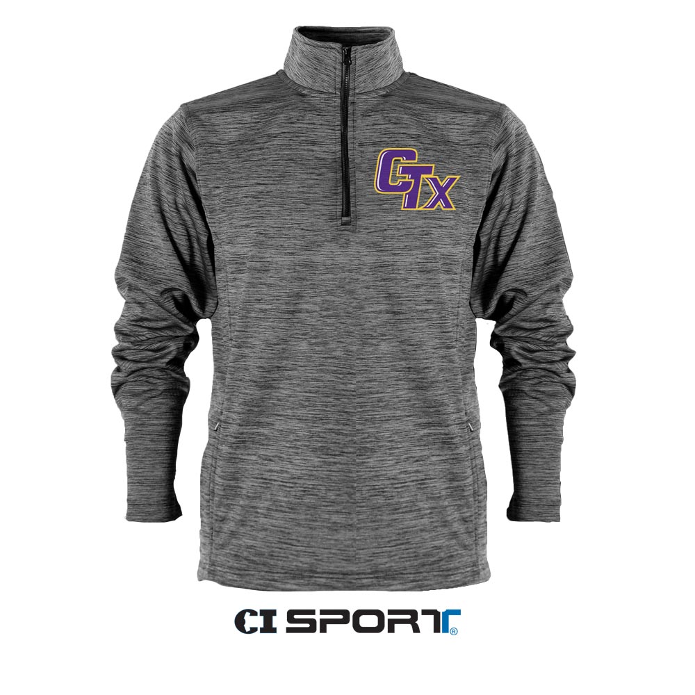 image of: CTX Vortex Long Sleeve Quarter Zip - Grey