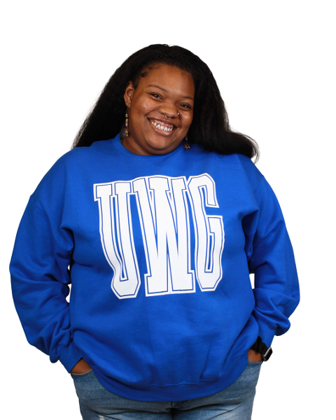 UWG SWEATSHIRT; $34.99