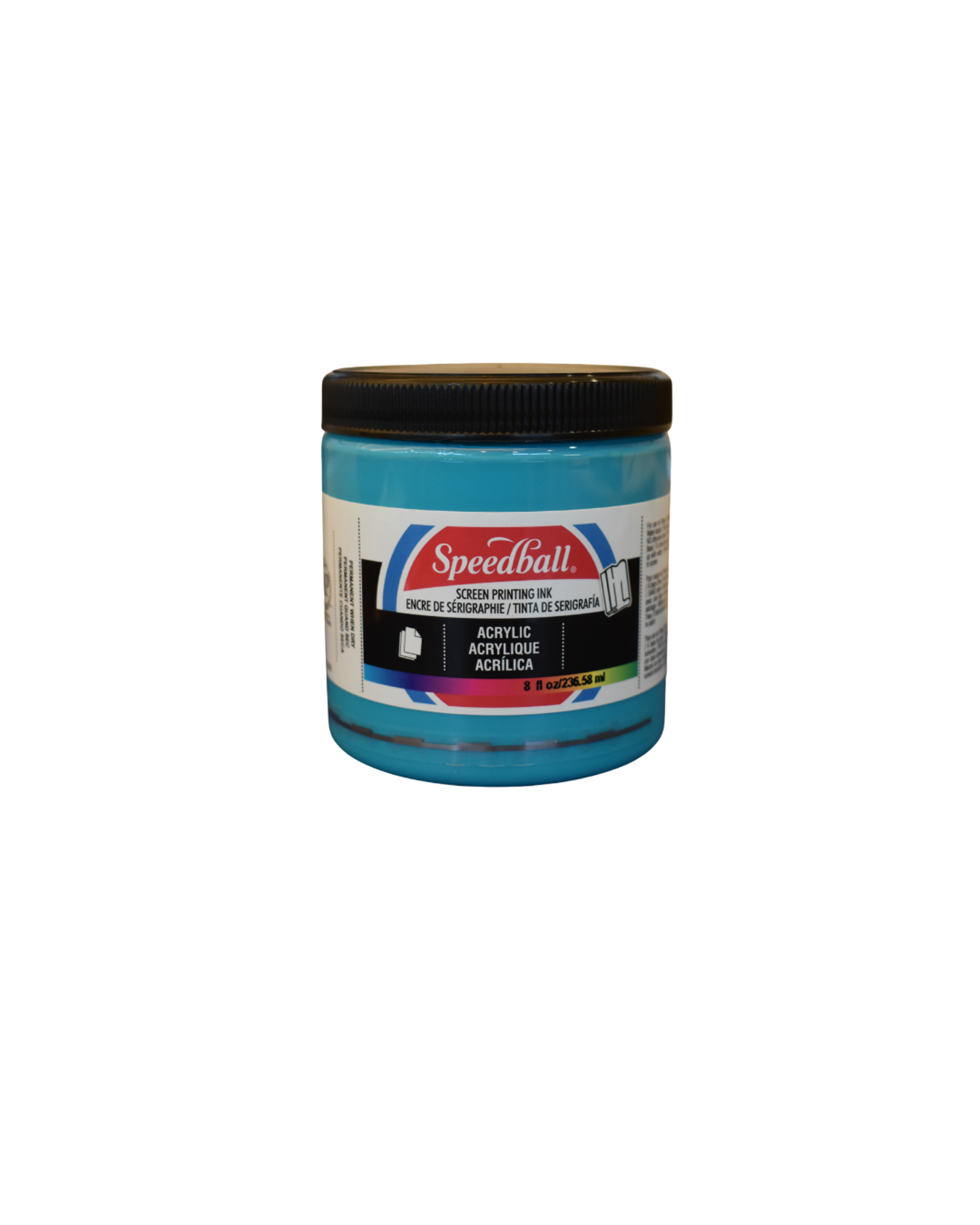 image of: SPEEDBALL ACRYLIC SCREEN PRINTING INK PEACOCK BLUE 8 OZ