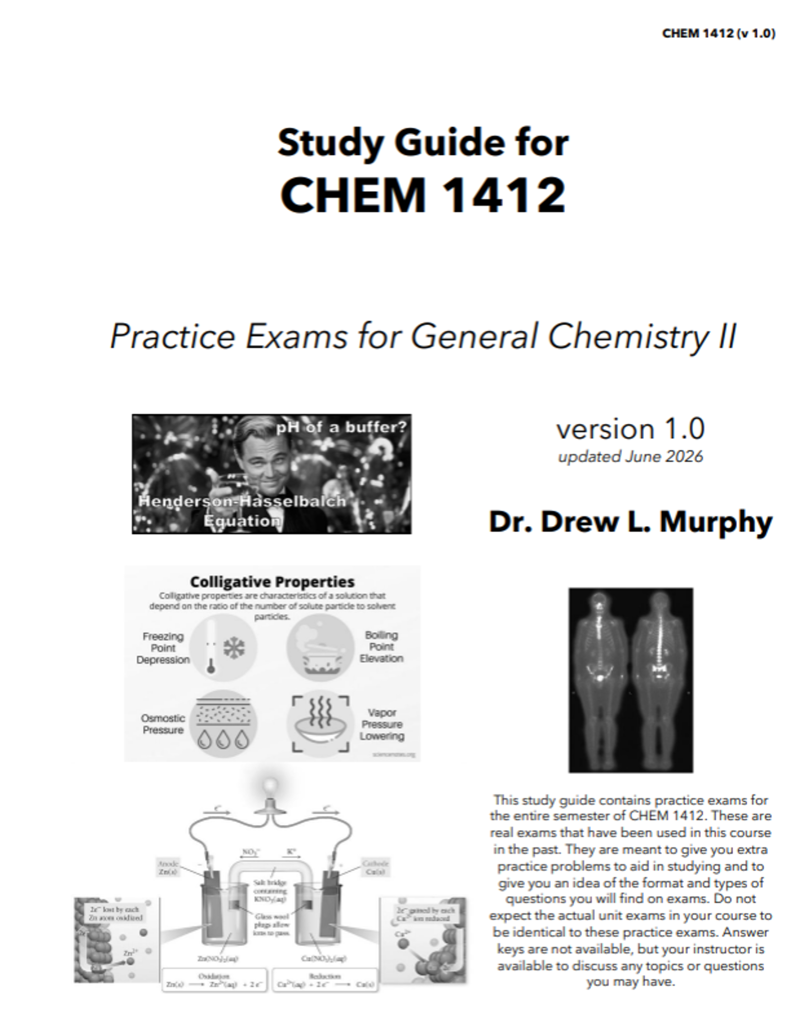Cover image for CHEM 1412: Study Guide (SU26)