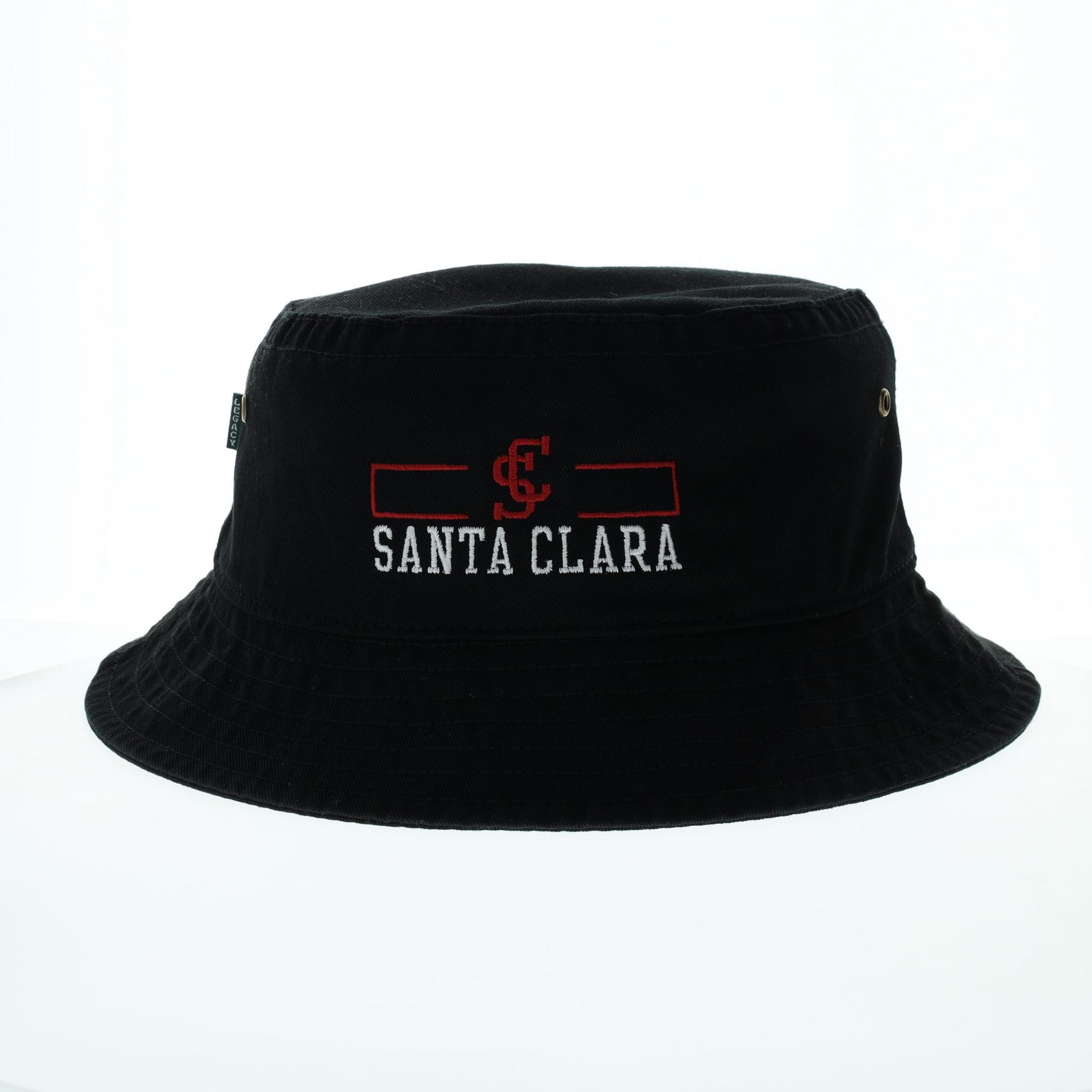 image of: Santa Clara Broncos Relaxed Twill Bucket Hat, Black