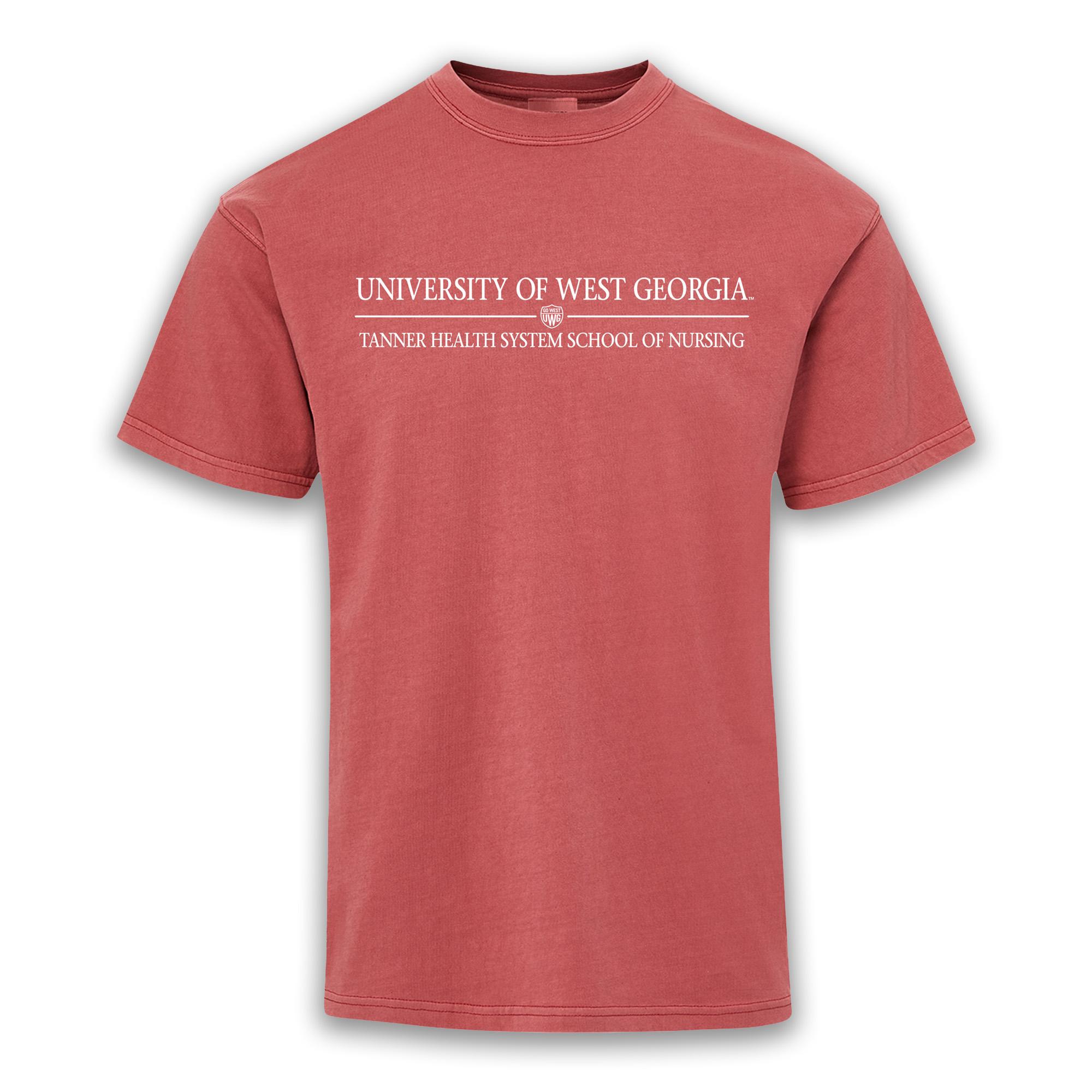 image of: COLLEGE OF NURSING SHIELD LOGO COASTAL COLOR TEE