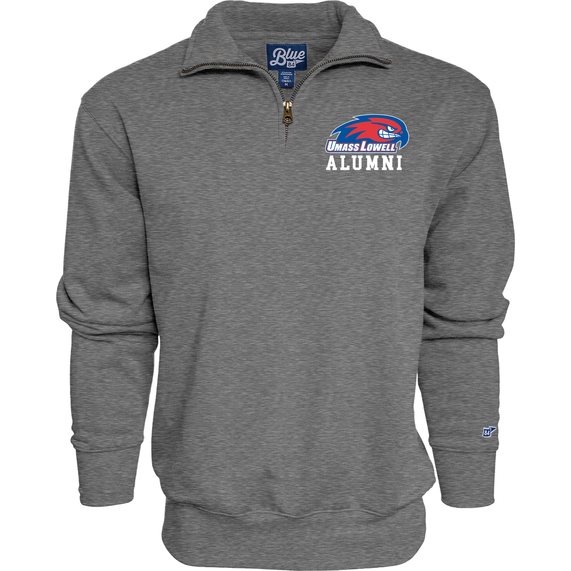 Big Detroit 1/4 Zip Graphite Grey Alumni