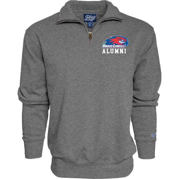 Big Detroit 1/4 Zip Graphite Grey Alumni; $74.99