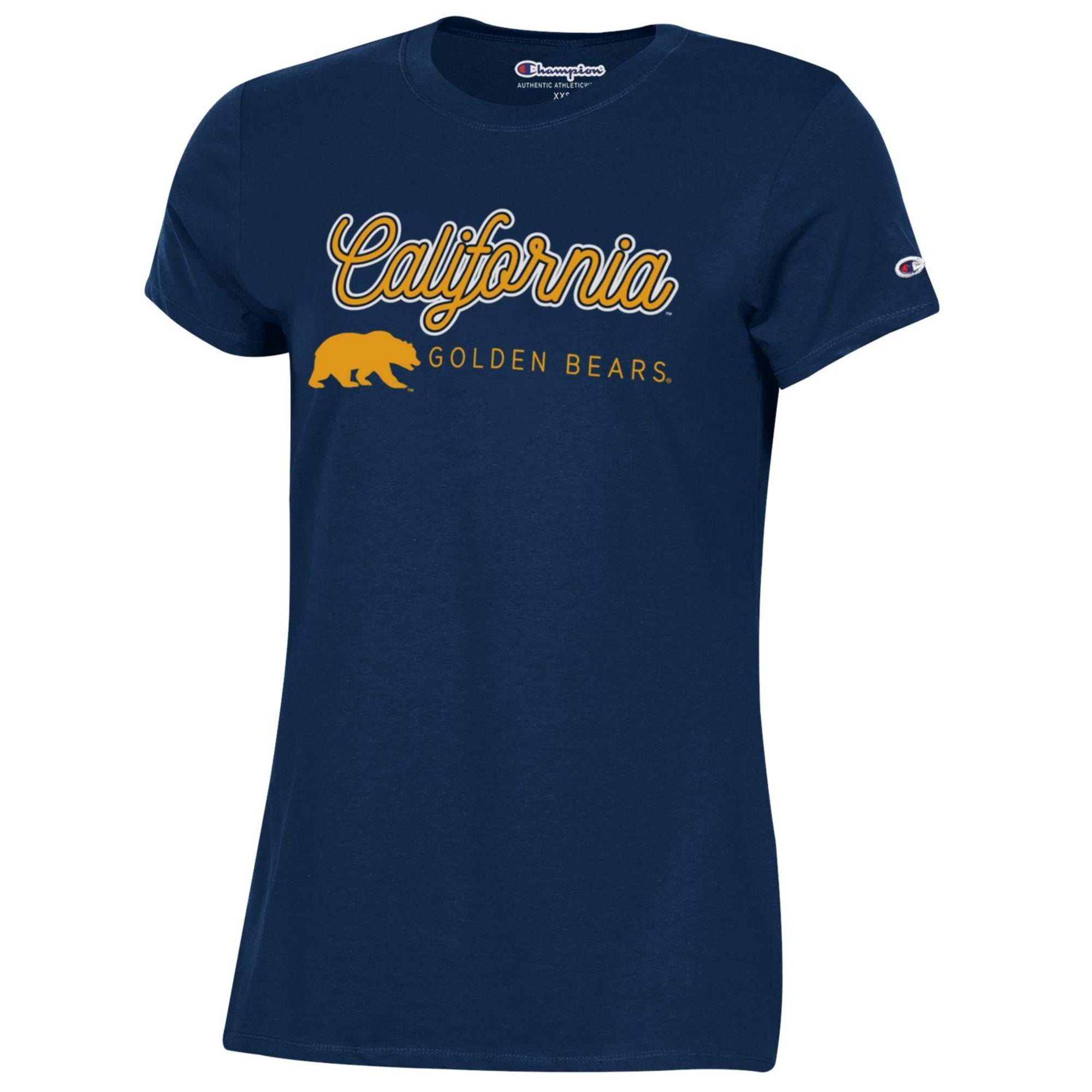 Product image 1 of 1 for Women's Stadium Short Sleeve Tee Walking Bear / Golden Bears Logo