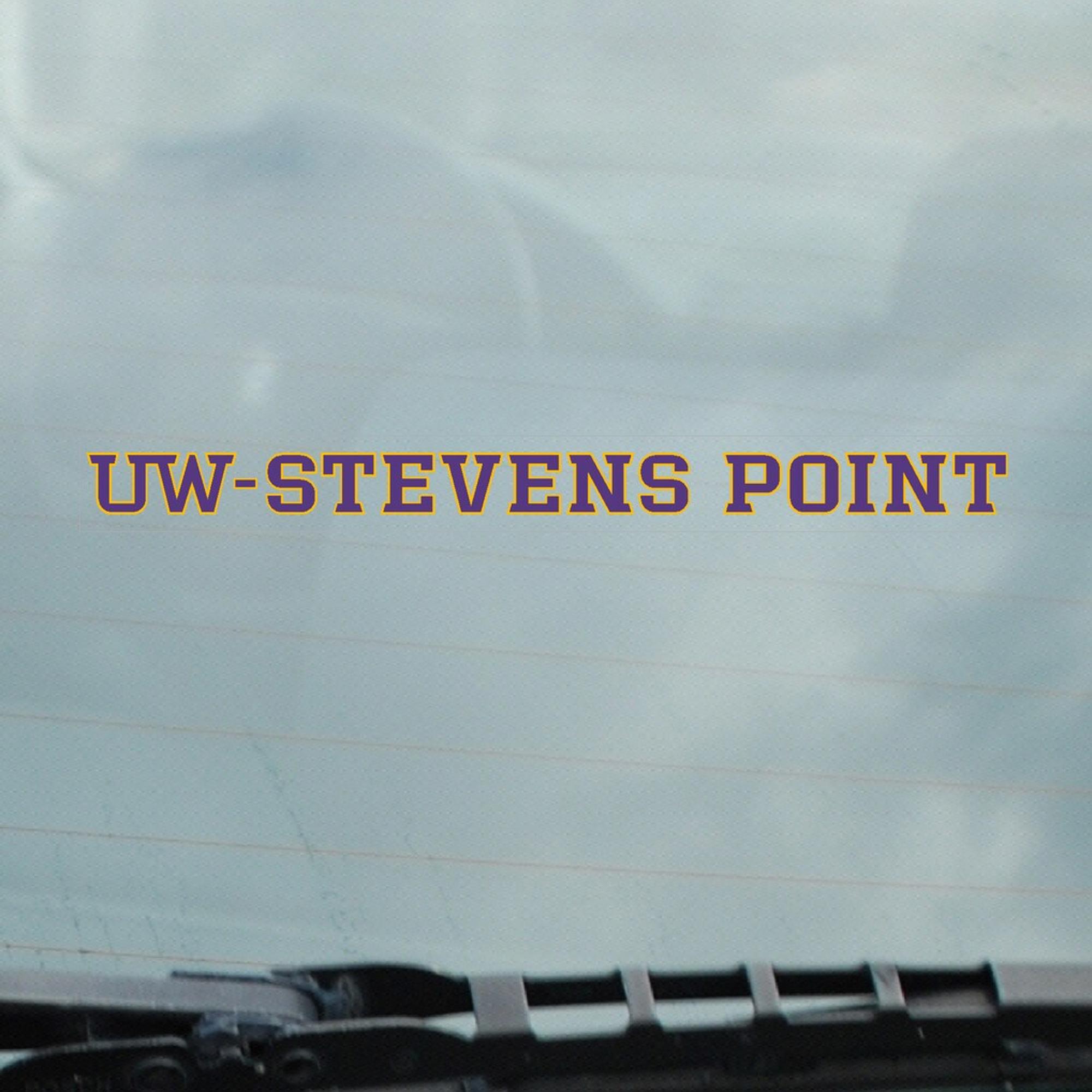 Product image 1 of 1 for University of Wisconsin Stevens Point Static Cling