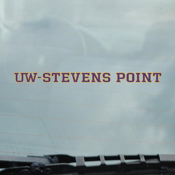 University of Wisconsin Stevens Point Static Cling; $4.98
